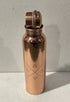 Coppjal Hammered Copper Bottle With Glass