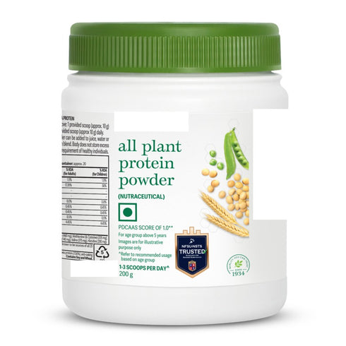 All Plant Protein Powder 200 g - Soy, Wheat & Pea Blend