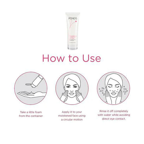 Ponds Flawless White Facial Foam