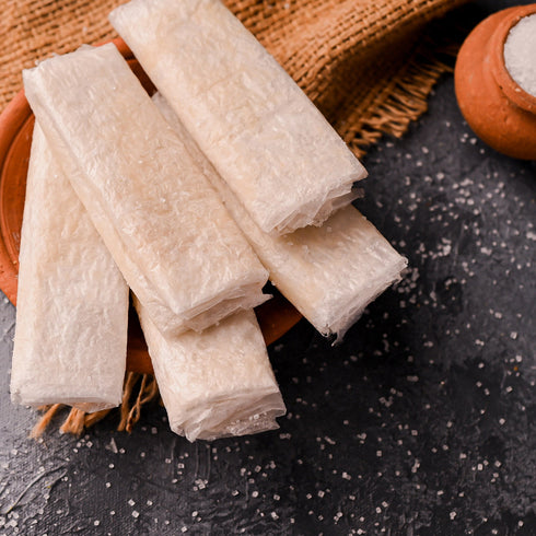 Vellanki Foods Edible Rice Paper Sweet| Dry fruit | Pootharekulu With Sugar