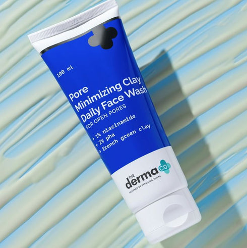 The Derma co Pore Minimizing Clay Daily Face Wash with 1% Niacinamide & 2% PHA