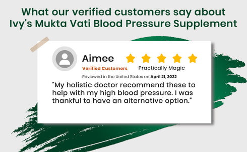Nirogam Ivy's Mukta Vati | Blood Pressure Support Tablets