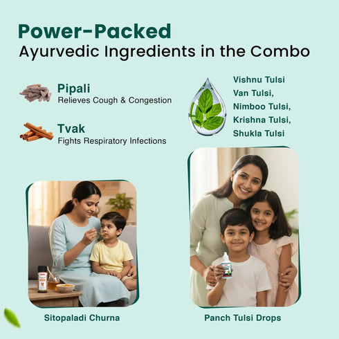 Babyorgano Ayurvedic Cough & Immunity Support Combo