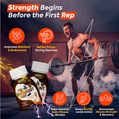 Jeena Sikho Pre Workout Shot Ayurvedic Energy and Stamina Support
