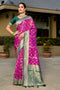 Deeva Sarees Purple Banarasi Silk Saree