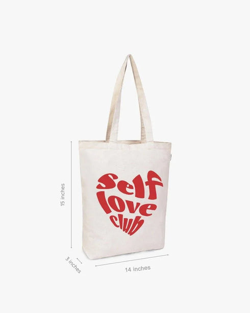 Ecoright Self Love Zipper Tote Bag