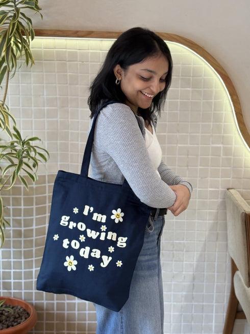 Ecoright Growing Wonder Zipper Tote Bag