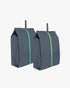 Ecoright Green and Aqua Shoe Bags (Set Of 2)