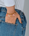 Ecoright Island Hop | Demi Fine Jewellery | 18k Gold Plated Charm Bracelet