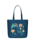 Ecoright Abstract Bloom Large Zipper Tote Bag