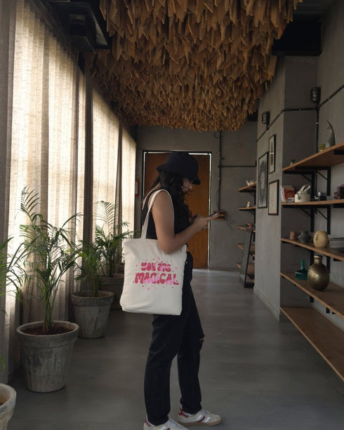 Ecoright Enchanting You Zipper Tote Bag