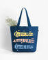 Ecoright Good Vibes Large Zipper Tote Bag