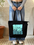 Ecoright Save Our Seas Large Zipper Tote Bag