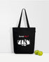 Ecoright Paws Off Zipper Tote Bag
