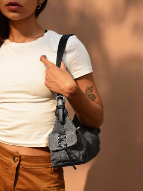 Ecoright Midnight Denim Shoulder Bag
