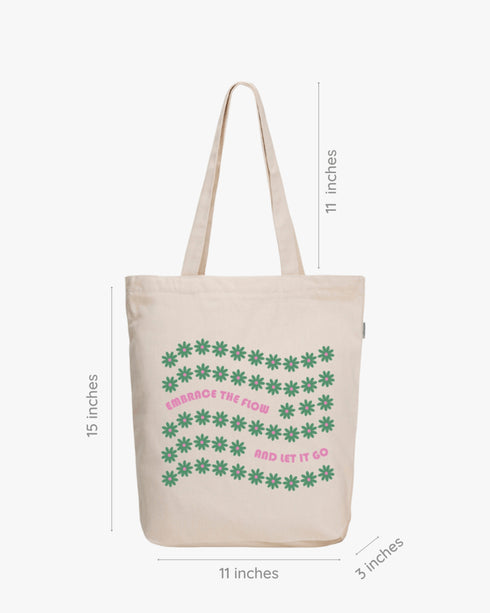 Ecoright Drift Life Zipper Tote Bag