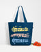 Ecoright Good Vibes Large Zipper Tote Bag