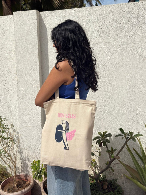 Ecoright Baked Behaviour Zipper Tote Bag