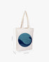 Ecoright Whale Doodle Zipper Tote Bag