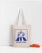 Ecoright Coffee Head Zipper Tote Bag