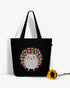Ecoright Porcupine Hug Large Zipper Tote Bag