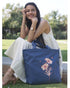 Ecoright Large Zipper Tote Bags (Pack of 5)