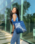 Ecoright Fascinating Jellyfish Large Zipper Tote Bag