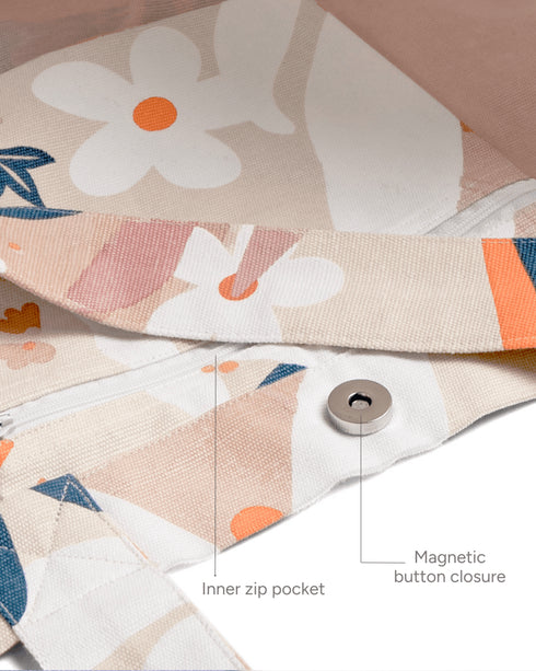 Ecoright Tropical Leaves Carry All Tote