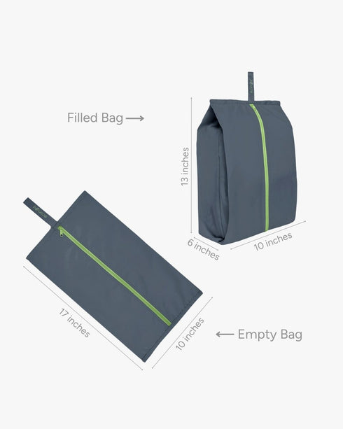 Ecoright Green Shoe Bags (Set Of 2)