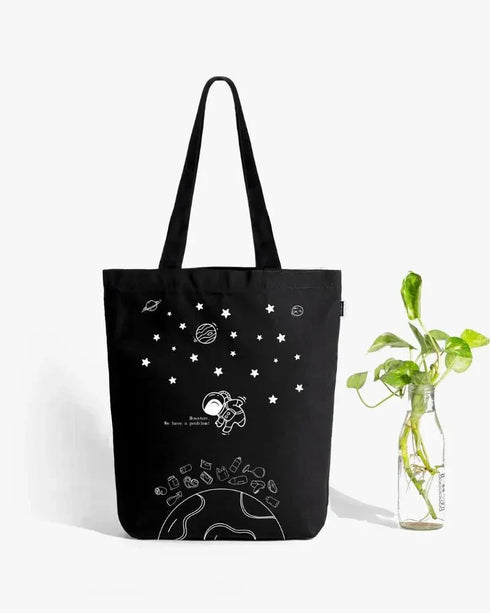 Ecoright Houston we have a problem Zipper Tote Bag