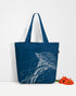 Ecoright Fascinating Jellyfish Large Zipper Tote Bag
