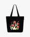 Ecoright Shroom Bloom Large Zipper Tote Bag