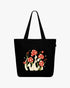 Ecoright Shroom Bloom Large Zipper Tote Bag
