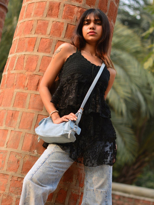 Ecoright Stella Denim Shoulder Bag