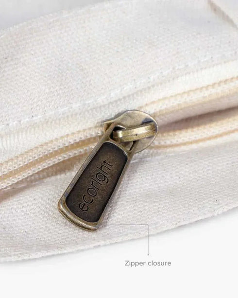 Ecoright Flowers Zipper Tote Bag