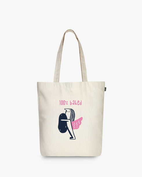 Ecoright Baked Behaviour Zipper Tote Bag