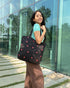Ecoright Beetles Large Zipper Tote Bag
