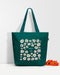 Ecoright Perfectly Peachy Large Zipper Tote Bag