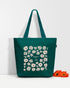 Ecoright Perfectly Peachy Large Zipper Tote Bag