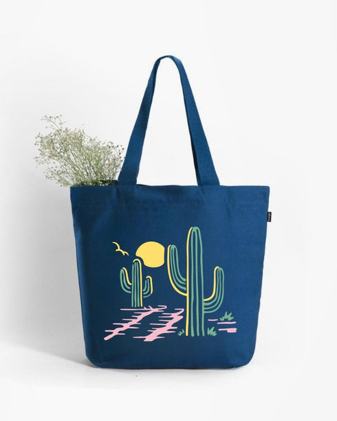 Ecoright Prickle Pop Large Zipper Tote Bag