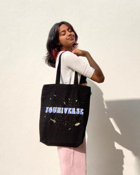 Ecoright Youniverse Zipper Tote Bag