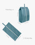 Ecoright Bluish Grey Shoe Bags (Set Of 2)