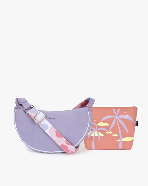 Ecoright The Tsuki Sling (Blossom) & Cosmetic Pouch (Summer Haze)