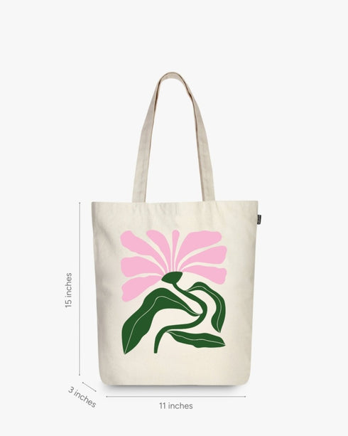 Ecoright Oopsie Daisy Zipper Tote Bag