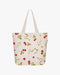 Ecoright Mon Cherry Large Zipper Tote Bag
