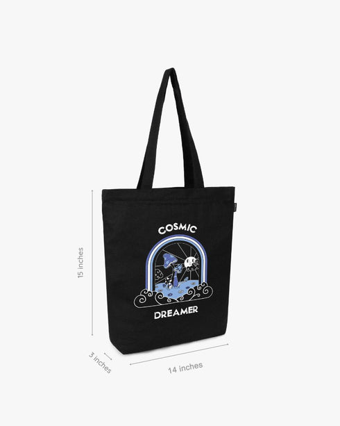Ecoright Cosmic Dreamer Zipper Tote Bag