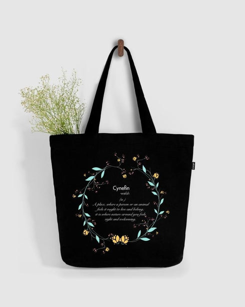 Ecoright Cynefin Large Zipper Tote Bag