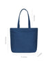 Ecoright Fascinating Jellyfish Large Zipper Tote Bag