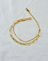 Ecoright Golden | Demi Fine Jewellery | 18k Gold Plated Charm Bracelet