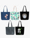 Ecoright Large Zipper Tote Bags (Pack of 5)